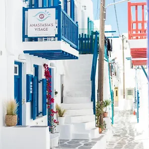 Anastasia's Visage Stylish Centre Mykonos Apartment